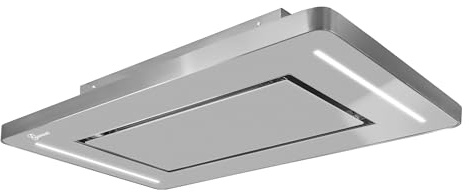 Gurari GCH 790 IS Diamond Deckenhaube Umluft 90 cm Dunstabzugshaube 850m³/ h Edelstahl-Design