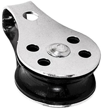 MarineNow Segeln Block Marine Edelstahl 316 Seilrolle Nylon Laufrolle Single Auspeitschung Eye