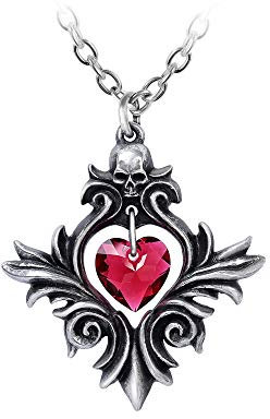 Alchemy Gothic Pendentif Bouquet of Love Femme Collier Couleur Argent, Étain,
