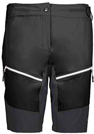 CMP Damen 30c9326_u901_50 Radhose Free Bermuda Mesh, Schwarz