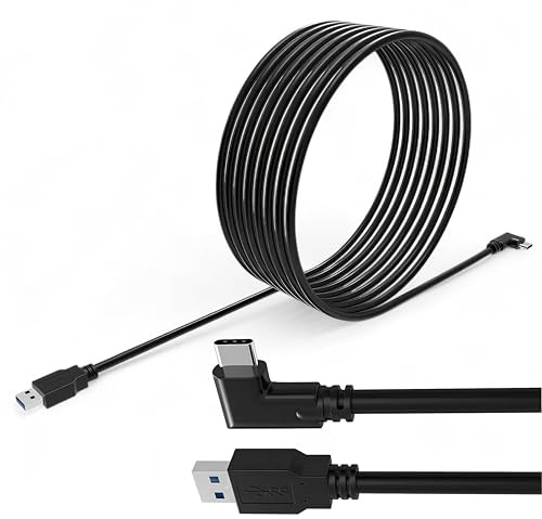 Skywin Quest Link Cable USB A to USB C 16 Feet Compatible with Oculus Quest and Gaming PC, Replacement for Oculus Quest Cable, High Speed Transfer and Fast Charger for Hassle-Free Gaming