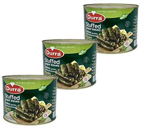 Lot 3x Feuilles de vigne farcies au riz / Dolma - Durra - 1,9kg