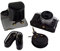 MUZIRI KINOKOO ZFC Camera Case, PU Leather Camera Case Bag for Nikon Z fc Zfc and 16-50mm f/3.5-6.3 or 28mm f/2.8 SE Lens with Shoulder Strap Black