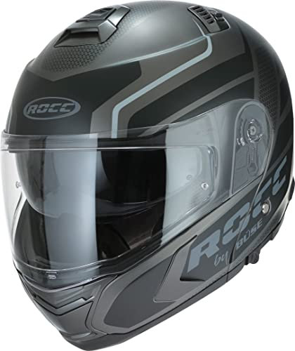 ROCC 981 Klapphelm (Black Matt/Grey,L (59/60))