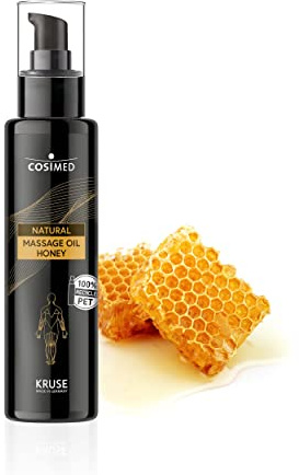 Black Edition | Natural Massage Oil Honey | mit natürlichem Honigextrakt | 250 ml rPET