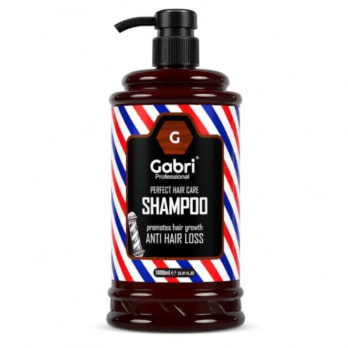 Gabri ANTI HAIRLOSS - Anti Haarausfall Perfektes Haarpflege Shampoo - Erleben Sie den Barber Shop Charme mit unserem Pflegeshampoo für starkes und glänzendes Haar - 1000 ml (1 Stück)