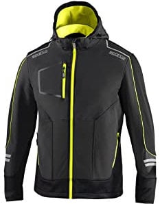 Sparco Soft-Shell Tech, Grey-Yellow, M Unisex-Adulto