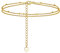 Loutade Silver Anklets for Women, 925 Sterling Silver Ankle Bracelet, 10 Inch Adjustable Beach Silver Beaded Anklets Double-Deck Foot Chain, Summer Holiday Beach Jewellery Gold Shell Ankle Chain