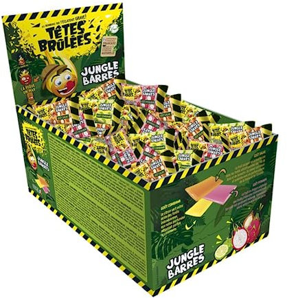 Pâtes à mâcher Têtes brûlées Jungle barres - 1.5 kg