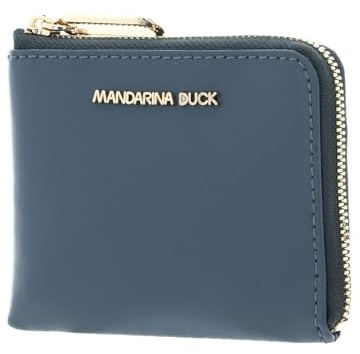 Mandarina Duck Leder Geldbörse Luna Wallet Stormy Weather dunkelgrau