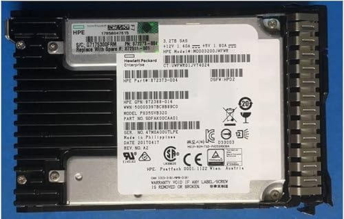 Hewlett Packard Enterprise SSD 3.2TB 12G SFF SAS MU SC, 872511-001