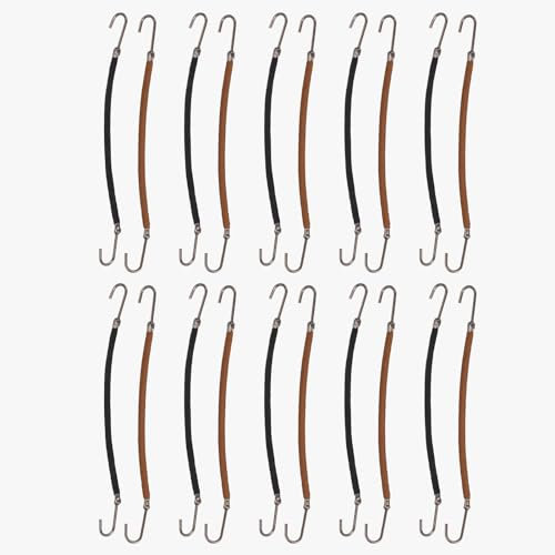 Lazos Elásticos para el Cabello, Ganchos para Cola de Caballo, Clips para el Cabello, Lazos para el Cabello, 20 Unidades, Ganchos para Cola de Caballo para Mujeres, Clips para el