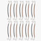 Lazos Elásticos para el Cabello, Ganchos para Cola de Caballo, Clips para el Cabello, Lazos para el Cabello, 20 Unidades, Ganchos para Cola de Caballo para Mujeres, Clips para el