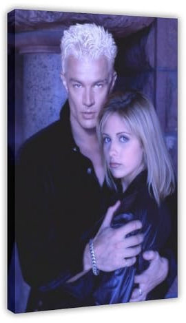 THEGIS Buffy The Vampire Slayer TV-Serie Leinwand-Poster, Wandkunst, Dekordruck, Bild Gemälde für Wohnzimmer, Schlafzimmer, Dekoration, Rahmenstil, 50 x 75 cm
