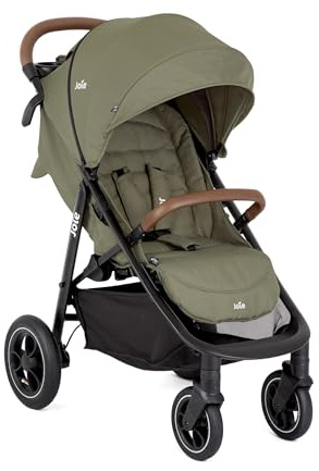 Kinderwagen der Marke Joie Modell Buggy & Sportwagen Litetrax Pro Air bis 22 kg belastbar mit Luftreifen, Schieber-Ablagefach & Regenschutz - Rosemary