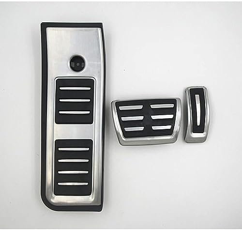 RuiHao Auto Fußpedalabdeckung für Au-di A6 C8 2019 2020,Anti-Rutsch Bremse Kupplungen Gaspedal Fußstütze Pedals,Auto Innere Beschützen ZubehöR