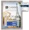 CABBEL Einzelpack (1 STK.) Bilderrahmen DIN A4 21x30 MDF Holz-Rahmen in Grau/Beton | mit bruchsicherem Plexi-Glas/Modern