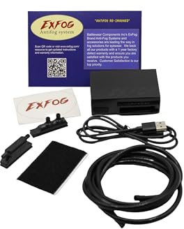 ExFog XT Tuck and Go Budget Anti-Beschlag-Set (ohne Magnetadapter) – leichte Anti-Beschlag-Einheit für Airsoft, Paintball, Skifahren, Sport und Baubrille