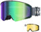 OutdoorMaster Falcon Ski Goggles Lens by ZEISS, OTG Snowboard Goggles Anti-Fog, Magnetic Interchangeable Lens, Schneebrille für Männer & Frauen, Forest Green Vlt 18%