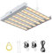 2024 Neueste LED Grow Lampe Pflanzenlampe LED Vollspektrum 1242 LEDs 200W 90×90CM Abdeckung LED Pflanzenlampe 3 Arten Vollspektrum Timer und Dimmfunktion für Zimmerpflanzen Setzlinge Gemüse und Blumen