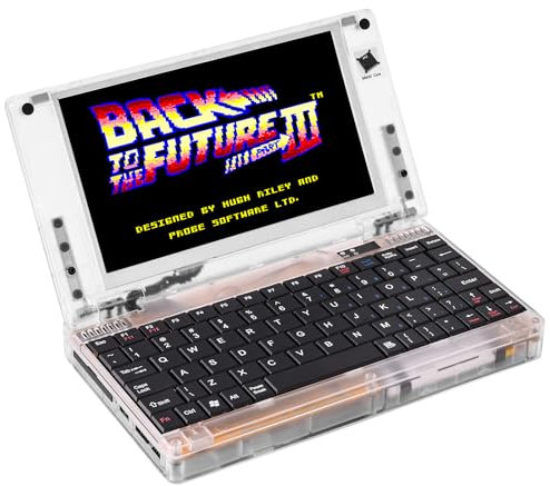 Yekavo Retro Pocket 386 CPU XT PC Laptop Computer 8088, 90s Mini Laptop Compatible with Windows3.1 MS-DOS System,OPL3 Sound Card,VGA Graphics Card,LCD Screen Integrated Mouse Notebook Computer