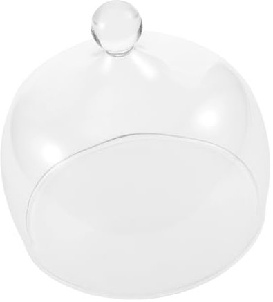 CRILSTYLEO Couvercle pour - pour aliments frais Couvercle pour plat en verre cristal Portable et robuste