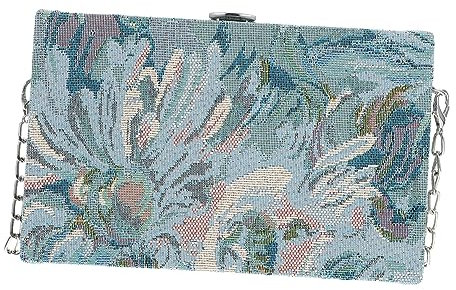 COLLBATH Handtasche Mit Stickerei Und Kette Umhängetasche Aus Strapazierfähigem Material Leicht Und Tragbar Für Verschiedene Anlässe