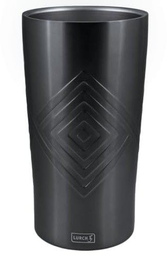 Lurch Flaschenkühler für Sekt, Wein, Wasser, Limonade Edelstahl smokey grey