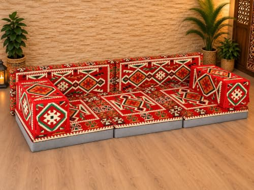 Orientalische Sitzkissen, Arabisches Sofa, Kelim, Orientalische Sitzsofa, Sitzkissen, Boden Sofa, Sark Kösesi, Osmanlisches Sitz