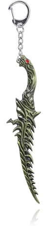 SONGCHANGJEWELRY Elden Ring Schlüsselanhänger – Ritter-Actionfiguren, Spielzeug-Requisiten, Sammlung, Partyzubehör, Schreibtisch-Schlüsseldekoration, Geschenke, metallisch, Large