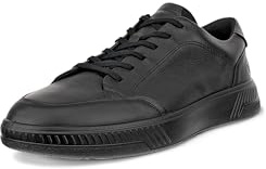 ECCO Men's Move Retro Sneaker, Black, 13-13.5