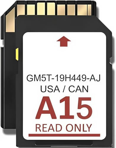 Latest Version A15 Navigation Memory Card Compatible with Ford/Lincoln, Sync Navigation System Update USA/Canada Maps
