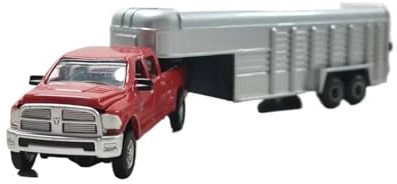 JIAYUNEU 1:64 für Ram 2500 Pickup Truck Anhänger Legierung Statische Druckguss Modell Hause Ornament Dekoration Büro Zimmerdeko(Style 2)