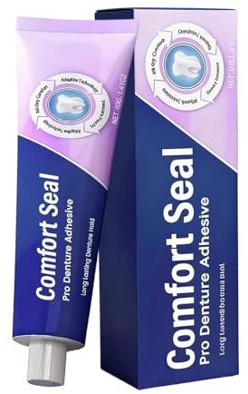 adhesiva para dentaduras - 40 g Pegamento,Adhesivo - Para Viaje, Hogar y Ortodoncia
