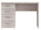 FORTE Net 106 Schreibtisch mit 4 Schubladen, Holzwerkstoff, Sandeiche Dekor, B x H x T: 110 x 76.5 x 60 cm