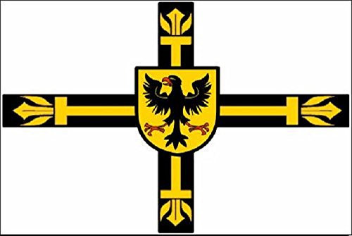 U24 Aufkleber Deutscher Orden Flagge Fahne 18 x 12 cm Autoaufkleber Sticker