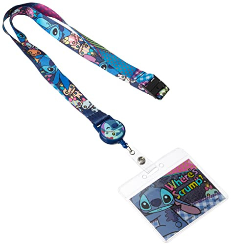 Stitch Lanayrd with Retractable Card Holder
