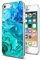 Verco Handyhülle für iPhone SE Case, Premium Muster Handy Cover für Apple iPhone 5/5S Hülle weiches Flexibles TPU Case (4 Zoll), Abstract Blau