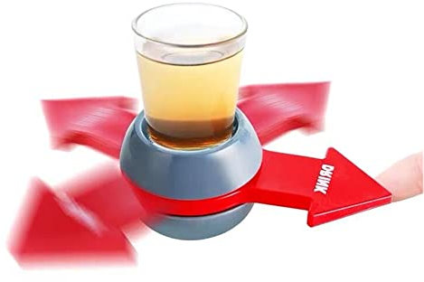 Yun River Shot Spinner,Fun Party Drinking Game,Includes 2oz Shot Glass