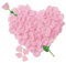 Jonami Rosenblätter, 3000 Seide Rosa Rosenblüten, Romantisch Deko, Dekoration für Romantische Atmosphäre, Heiratsantrag, Valentinstag Deko und Hochzeit