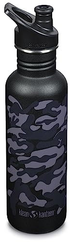 Klean Kanteen Unisex – Erwachsene Klean Kanteen-1008927 Flasche, Black Camo, One Size