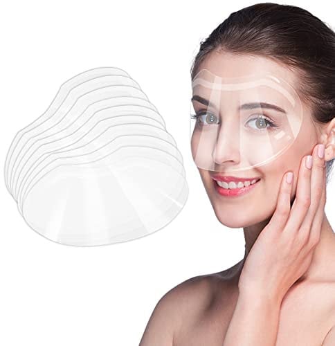 Aphrordity Augenschutz Haare Waschen Transparent Augenschutz für Friseurschnitt, Friseur, Wimpern- Oder Augenbrauenschutz 50 Pcs/Pack