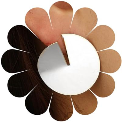 Aneneiceera Boho Runde Gebogene Paillettenohrringe Ohrstecker Einzigartige Silberne Geometrische Aussage Leicht Geknackt Runde Scheibe Minimalistische Münze Ohrringe Für Frauen Und Mädchen (Silber)