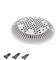 Hayward - Rejilla de fondo redonda abovedada con tornillos para piscina - Diámetro 19,5 cm - Blanco