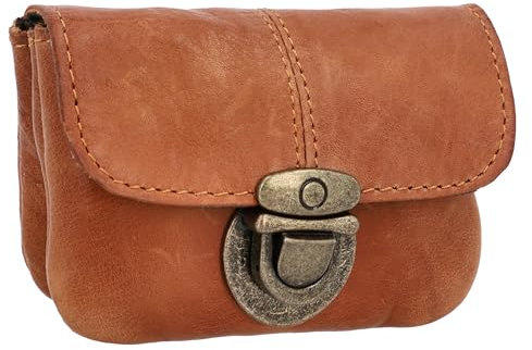 Gusti Gürteltasche Leder- Chapal -Damen und Herren Bauchtasche Festivaltasche klein Braun Leder