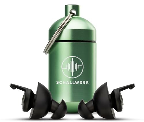 Schallwerk ® Dream+ Ohrstöpsel zum Schlafen (für kleine Ohren & Seitenschläfer) – Hochwertige Ohrenstöpsel, dämpft Lärm & Schnarchen – Gehörschutz ideal für ruhigen Schlaf, Ohrenschutz