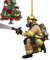 Weihnachtsschmuck Acryl Feuerwehr Anhänger, Tannenbaumschmuck, FeuerwehrmannAnhänger, Weihnachten Deko Anhänger, Weihnachtsbaum Anhänger, 2D Einseitige Festtagsdekorationen