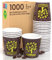 Eurocali 1000 Gobelets en Papier pour Café 65ml Brown Forest Verres Écologiques Biodégradables Jetables Petites Boissons Chaudes