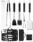 Trongle BBQ Tools Set for Dad, 11pcs Stainless Steel BBQ Utensils Set with Heat Resistant Handle, Case, Premium BBQ Accessories Set for Travel, Camping, Outdoor, BBQ Kit for Men and Women Gift