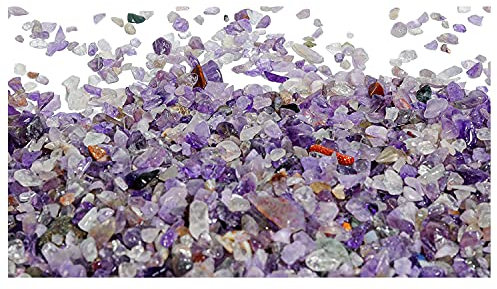 BIANMTSW Kieselsteine, Kies, unregelmäßig, poliert, DIY-Steine, geformt, for Terrasse und Garten, Adventskalender, Papier, Kristall Voller Textur